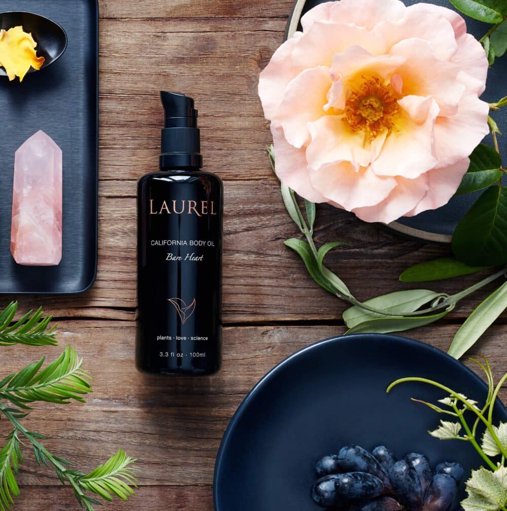 California Body Oil is a body serum and moisturizer packed with nutrients and antioxidants to promote radiant skin health. It contains raw, rich plant oils to regenerate the skin, and plants with an affinity for lymph and circulatory movement. Those attributes mean that this oil helps reduce stagnation, making room for the vital nourishment it is providing.